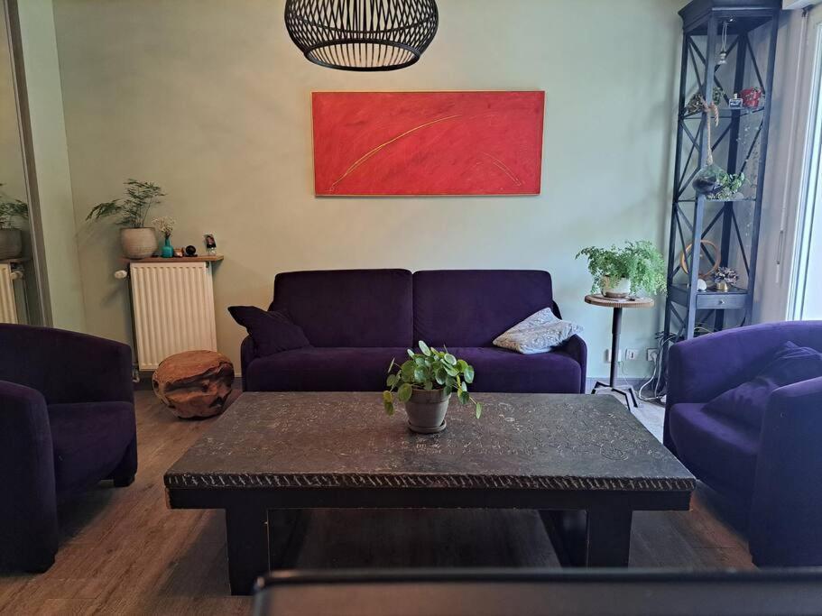 Appartement Cosy Avec Jardin Et Parking Женвил Екстериор снимка